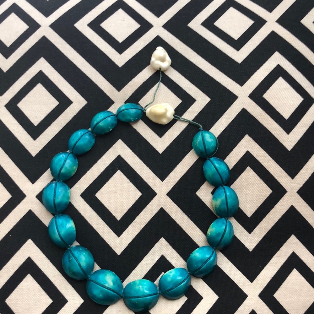 Ocean waves Hand made, hand painted choker exotic